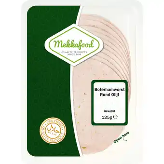 Dirk Mekkafood Boterhamworst rund olijf aanbieding