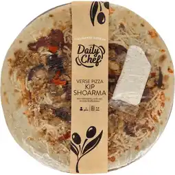 Dirk Daily Chef Pizza kipshoarma aanbieding