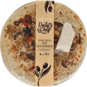 Dirk Daily Chef Pizza kipshoarma aanbieding