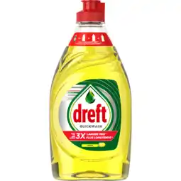 Dirk Dreft Afwasmiddel platinum quickwash lemon aanbieding