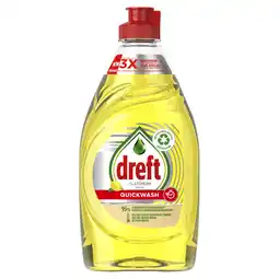 Dirk Dreft Afwasmiddel platinum quickwash lemon aanbieding