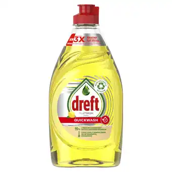 Dirk Dreft Afwasmiddel platinum quickwash lemon aanbieding