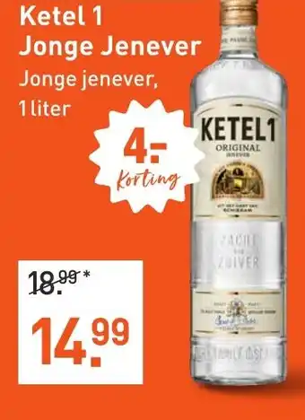 Albert Heijn Ketel 1 Jonge Jenever aanbieding