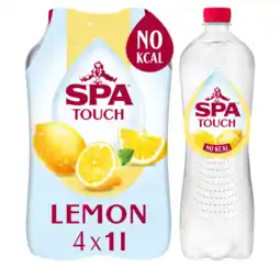 Albert Heijn Spa Touch bruisend lemon 4-pack aanbieding