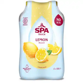 Albert Heijn Spa Touch bruisend lemon 4-pack aanbieding