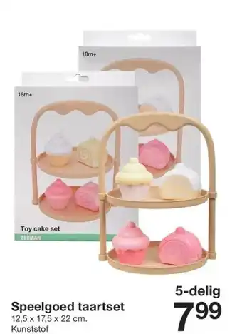 Zeeman Speelgoed taartset aanbieding