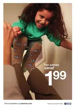 Zeeman Fun sokken aanbieding