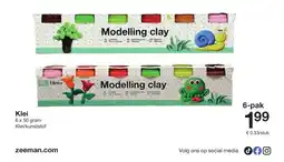 Zeeman Klei aanbieding