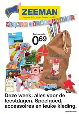 Zeeman Cadeaupapier aanbieding