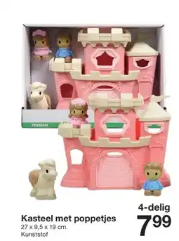 Zeeman Kasteel met poppetjes aanbieding