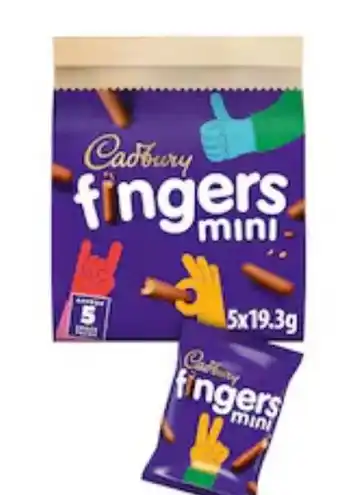 Budget Food Cadbury Fingers Mini aanbieding