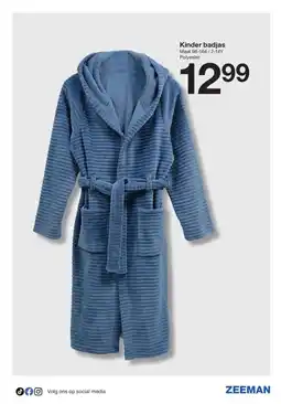 Zeeman Kinder badjas aanbieding