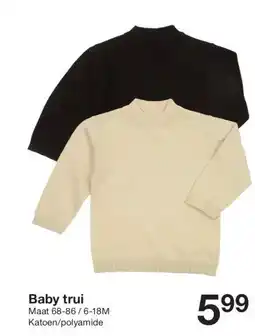 Zeeman Baby trui aanbieding