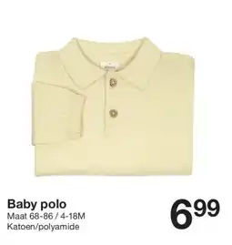 Zeeman Baby polo aanbieding