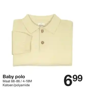 Zeeman Baby polo aanbieding