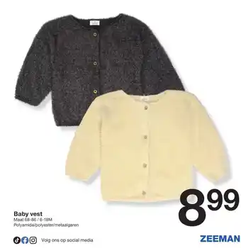 Zeeman Baby vest aanbieding
