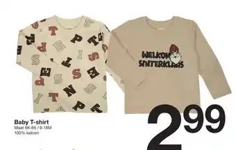 Zeeman Baby T-shirt aanbieding
