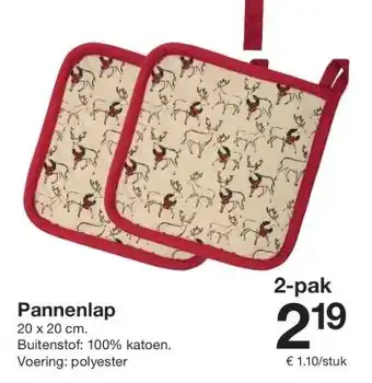 Zeeman Pannenlap aanbieding