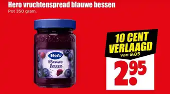 Dirk Hero vruchtenspread blauwe bessen aanbieding