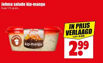 Dirk Johma salade kip mango aanbieding