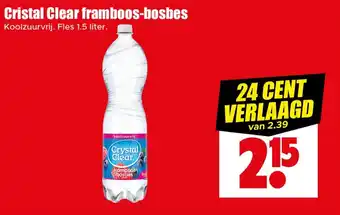 Dirk Cristal Clear framboos bosbes aanbieding