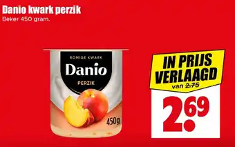 Dirk Danio kwark perzik aanbieding