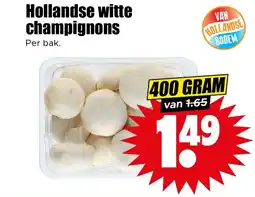 Dirk Hollandse witte champignons aanbieding