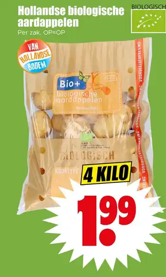 Dirk Hollandse biologische aardappelen aanbieding