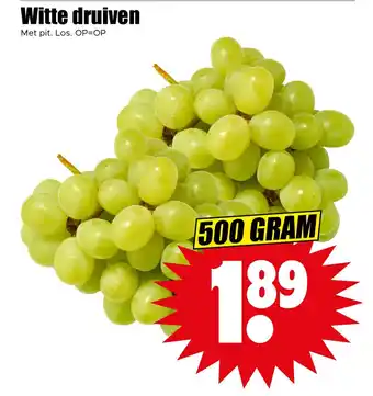 Dirk Witte druiven aanbieding