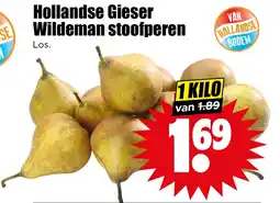 Dirk Hollandse gieser wildeman stoofperen aanbieding