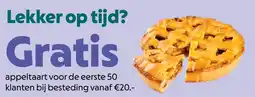 AllesZ Gratis appeltaart voor de eerste 50 klanten bij besteding vanaf €20.- aanbieding