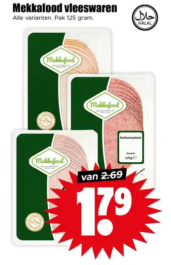 Dirk Mekkafood vleeswaren aanbieding