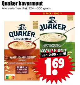 Dirk Quaker havermout aanbieding
