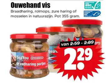 Dirk Ouwehand vis aanbieding