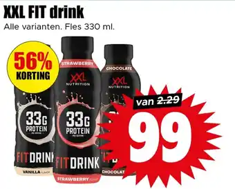 Dirk XXL FIT drink aanbieding