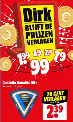 Dirk Castello Danablu 50+ aanbieding
