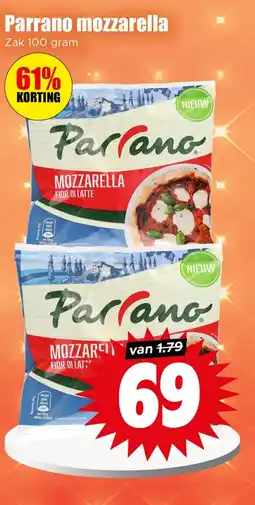 Dirk Parrano mozzarella aanbieding