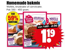 Dirk Homemade bakmix aanbieding