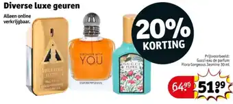 Kruidvat Diverse Luxe Geuren aanbieding