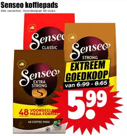 Dirk Senseo koffiepads aanbieding