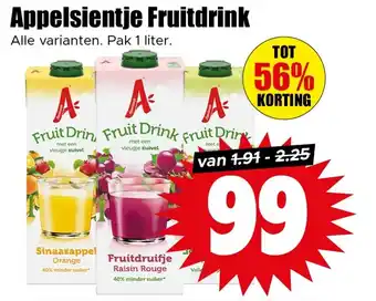 Dirk Appelsientje Fruitdrink aanbieding