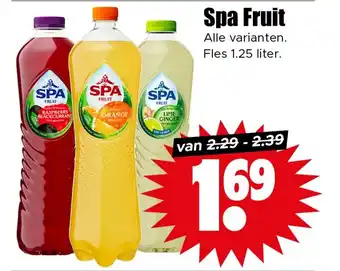 Dirk Spa Fruit aanbieding