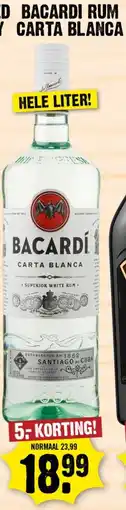 Dirk Bacardi rum carta blanca aanbieding