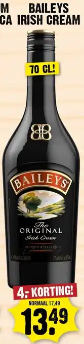 Dirk Baileys irish cream aanbieding