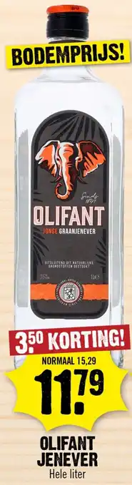 Dirk Olifant jenever aanbieding