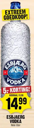 Dirk Esbjaerg vodka aanbieding