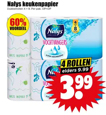 Dirk Nalys keukenpapier aanbieding