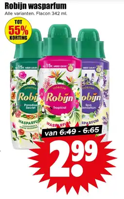 Dirk Robijn wasparfum aanbieding