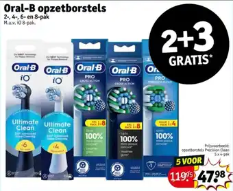 Kruidvat Oral-B Opzetborstels aanbieding