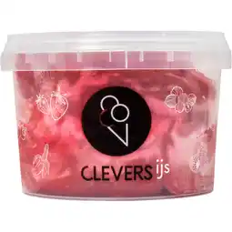 Albert Heijn Clevers Rood fruit ijs aanbieding